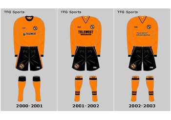 Dundee United 21st Century Home Playing Kits